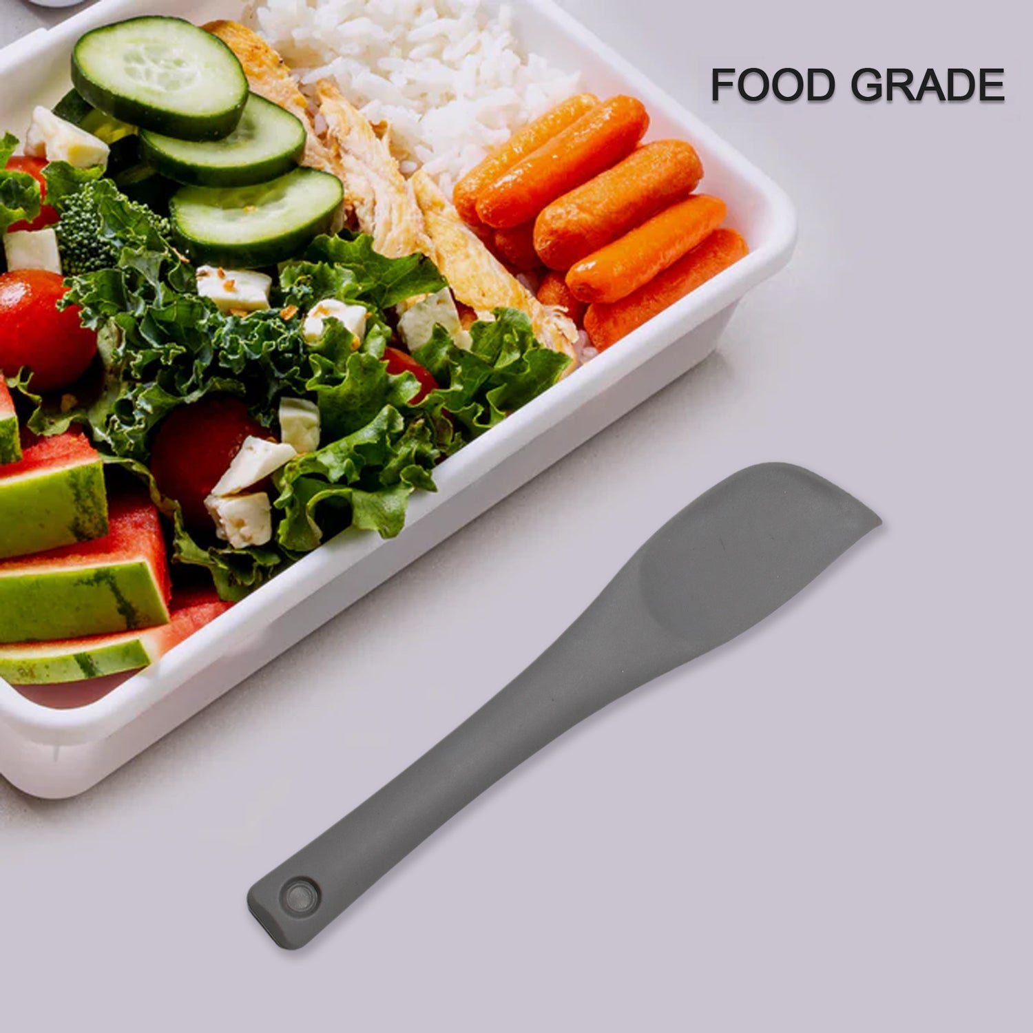 5399 Silicone Spatula Turner, Slotted Spoon, Ladle, Spoon, Spoon Spatula, Spooula, Spatula, Basting Brush Silicon DeoDap 5399 Silicone Spatula Turner, Slotted Spoon, Ladle, Spoon, Spoon Spatula, Spooula, Spatula, Basting Brush Silicon DeoDap